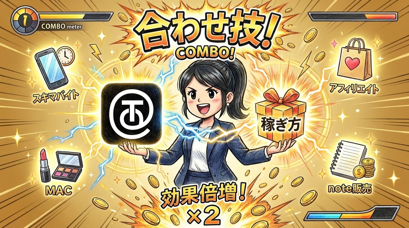 合わせ技 - ThreadPost + 稼ぎ方でコンボ効果