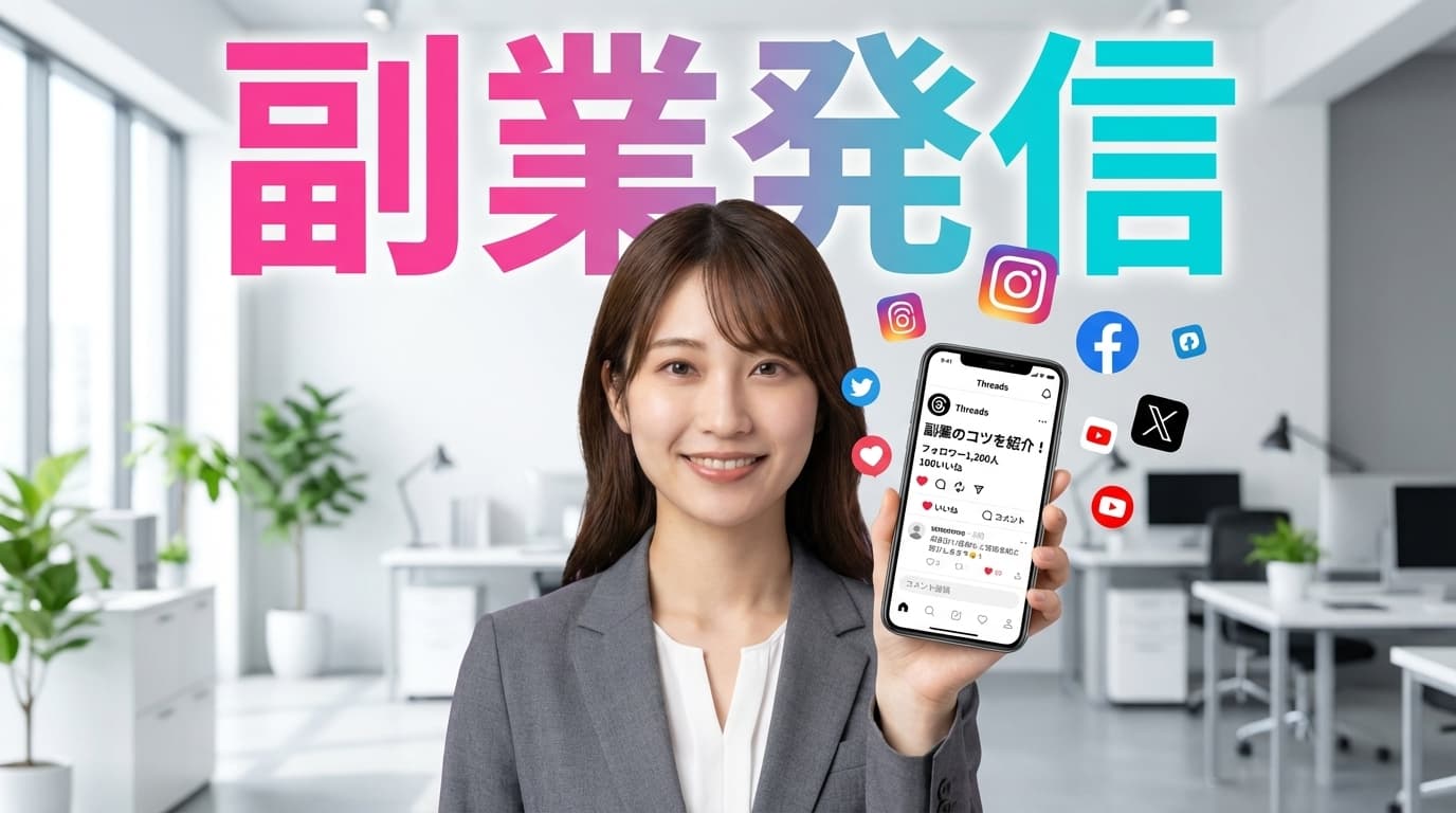 ThreadPostで副業発信してマデサイ スキマバイトで収益化