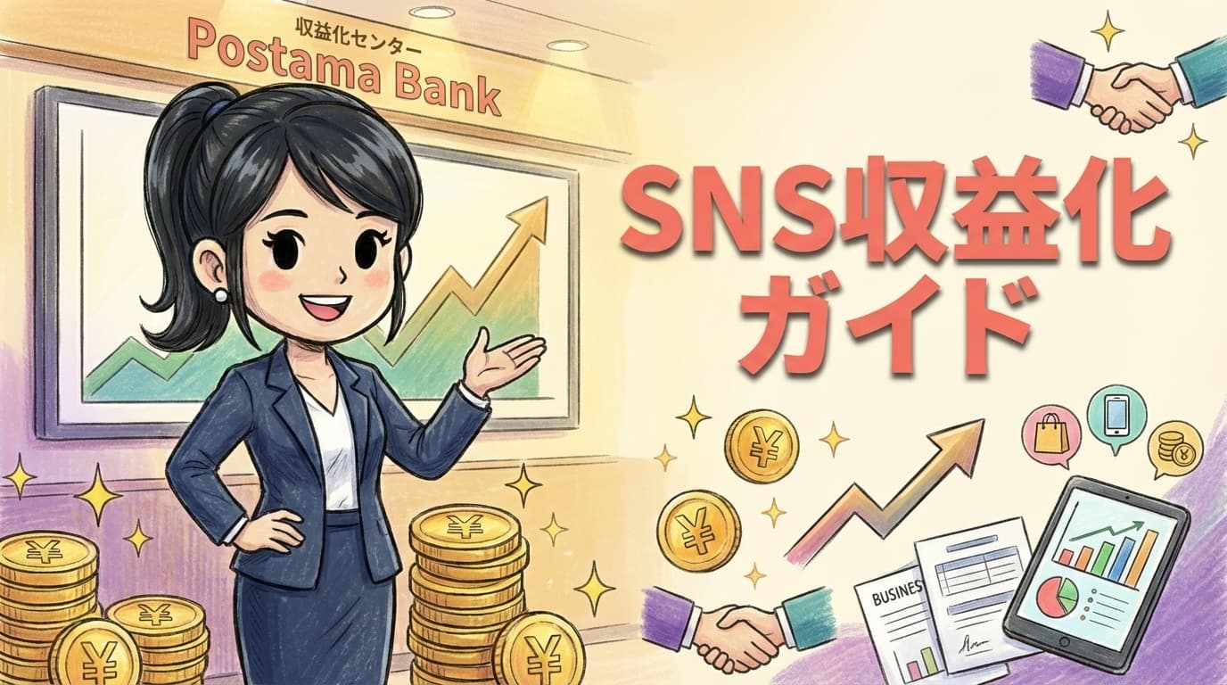 SNS収益化ガイド - かなえがご案内